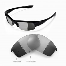 Walleva Transition/Photochromic Polarized Replacement Lenses for Oakley Bottlecap Sunglasses